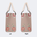 Lucky Cat Print - Leather Handbag