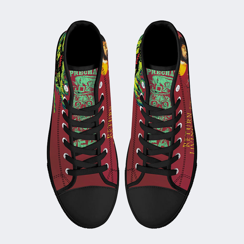 Unisex Horror-Druck - High Top Canvas