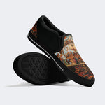 Unisex Christ Graffiti Art Print - Slip On Shoes