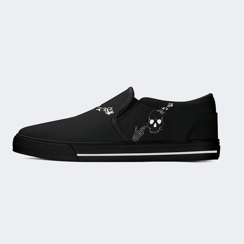 Skull Love Killers - Slip On Shoes