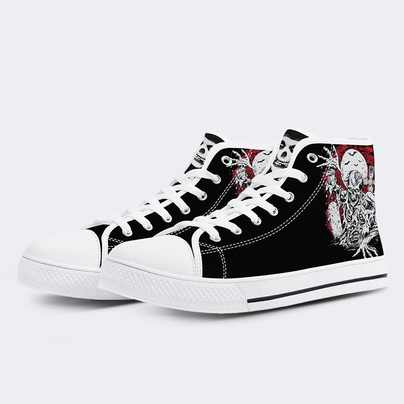 Horror-Druck - High Top Canvas