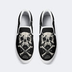 Skull I Will Never Be Forgotten Printed - Slip On Shoes