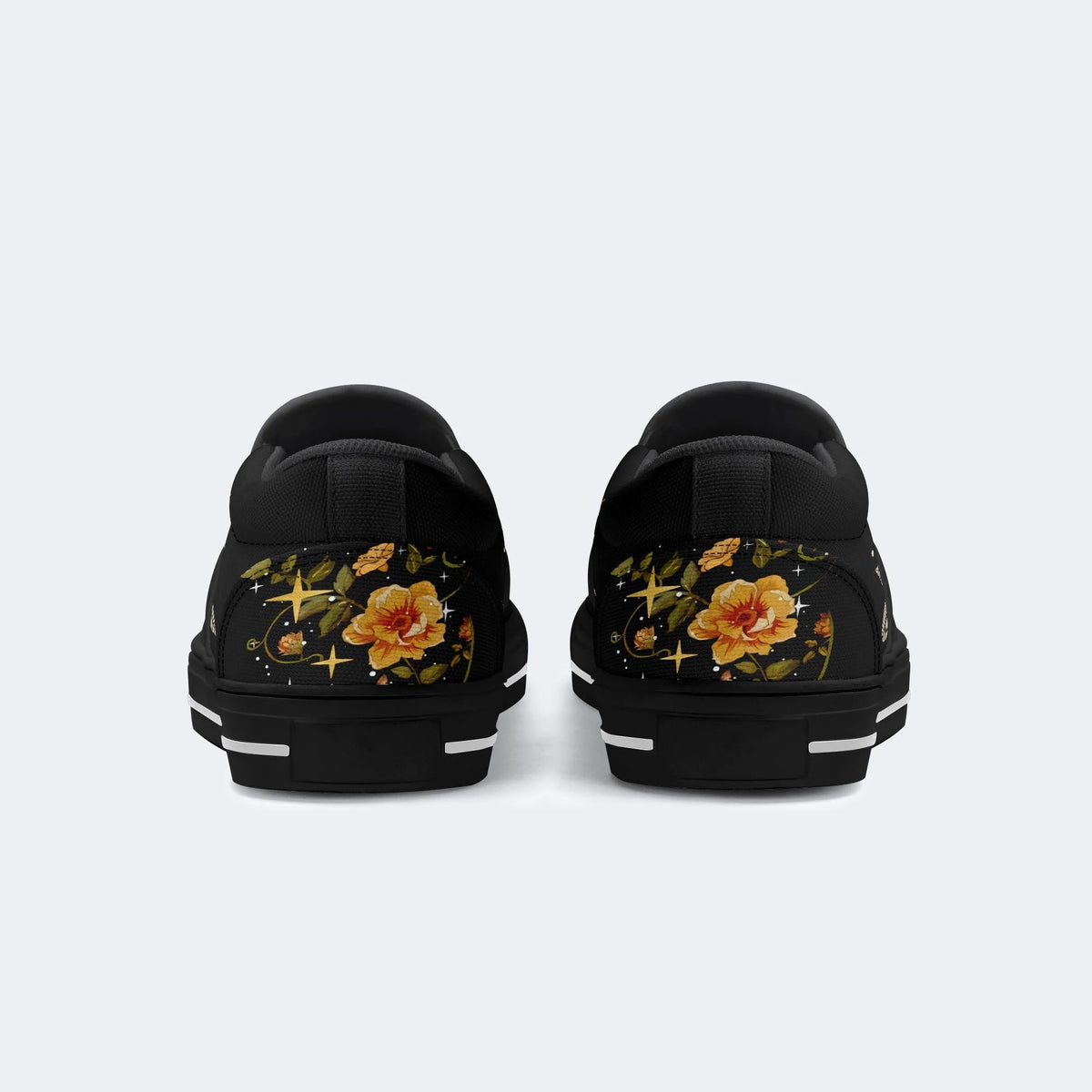 Sun And Moth Print - Slip On Shoes