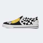 Art Person Skull Print - Slip On Shoes