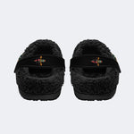 Trust No One Snake Print - Fur Lined Slippers/Sandals