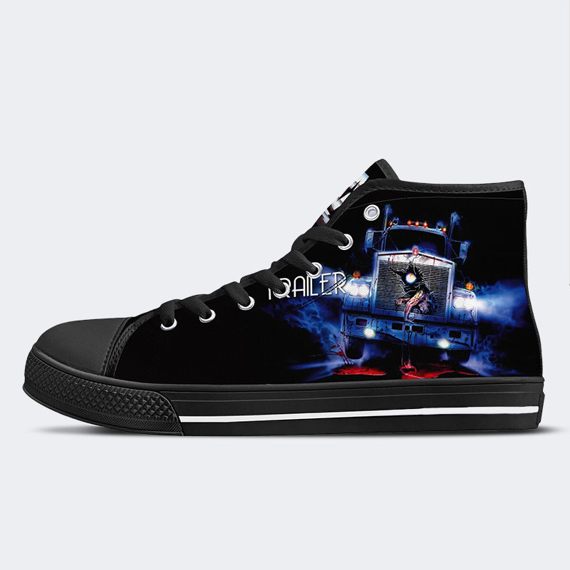 Vintage Graphic Print - High Top Canvas