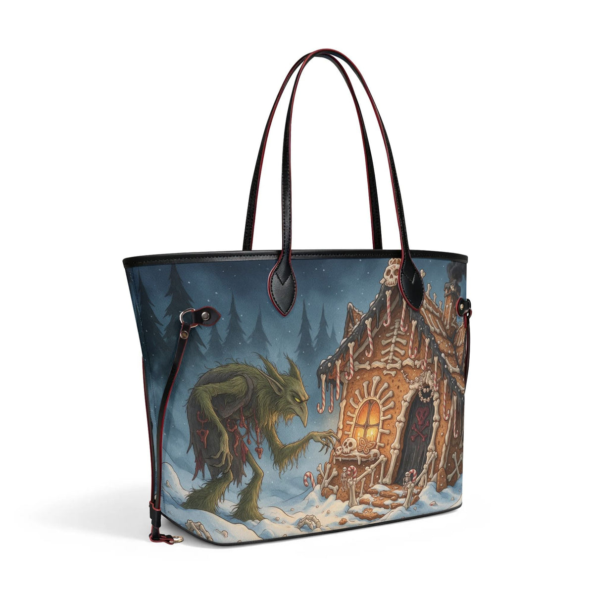 Krampus Gingerbread - Large capacity handbag