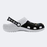 Horror Movie Vintage Graphic - Fur Lined Slippers/Sandals