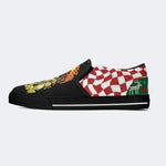 Horror Movie Graphic Print - Slip On Shoes