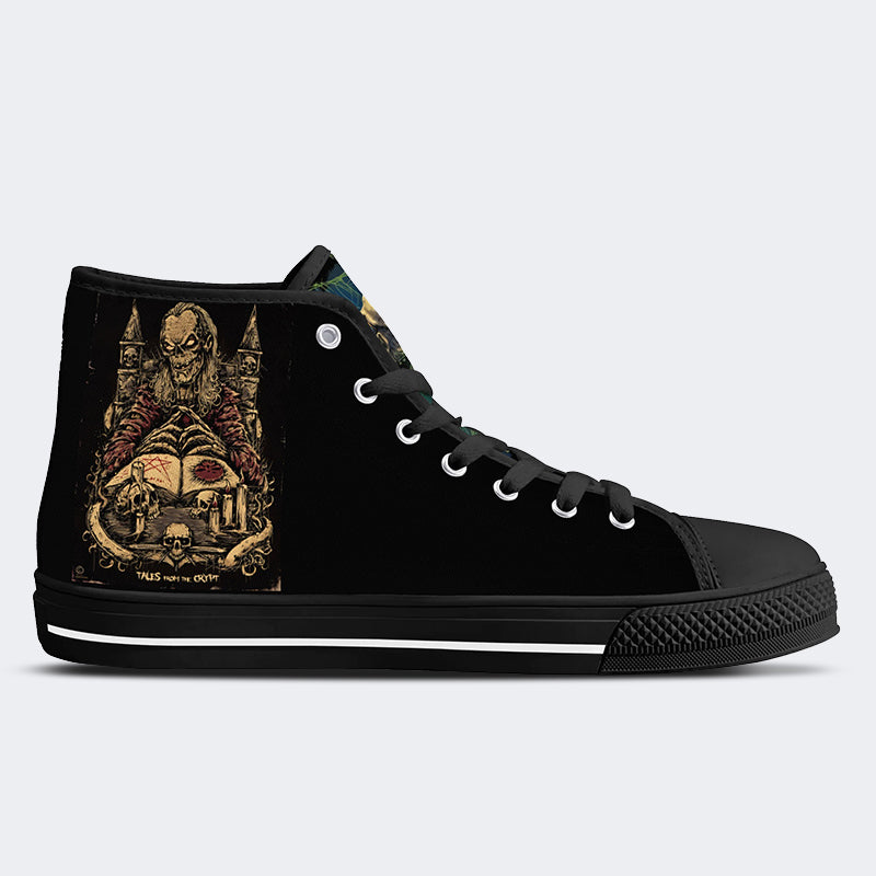 Unisex Horrorfilm-Druck - High Top Canvas