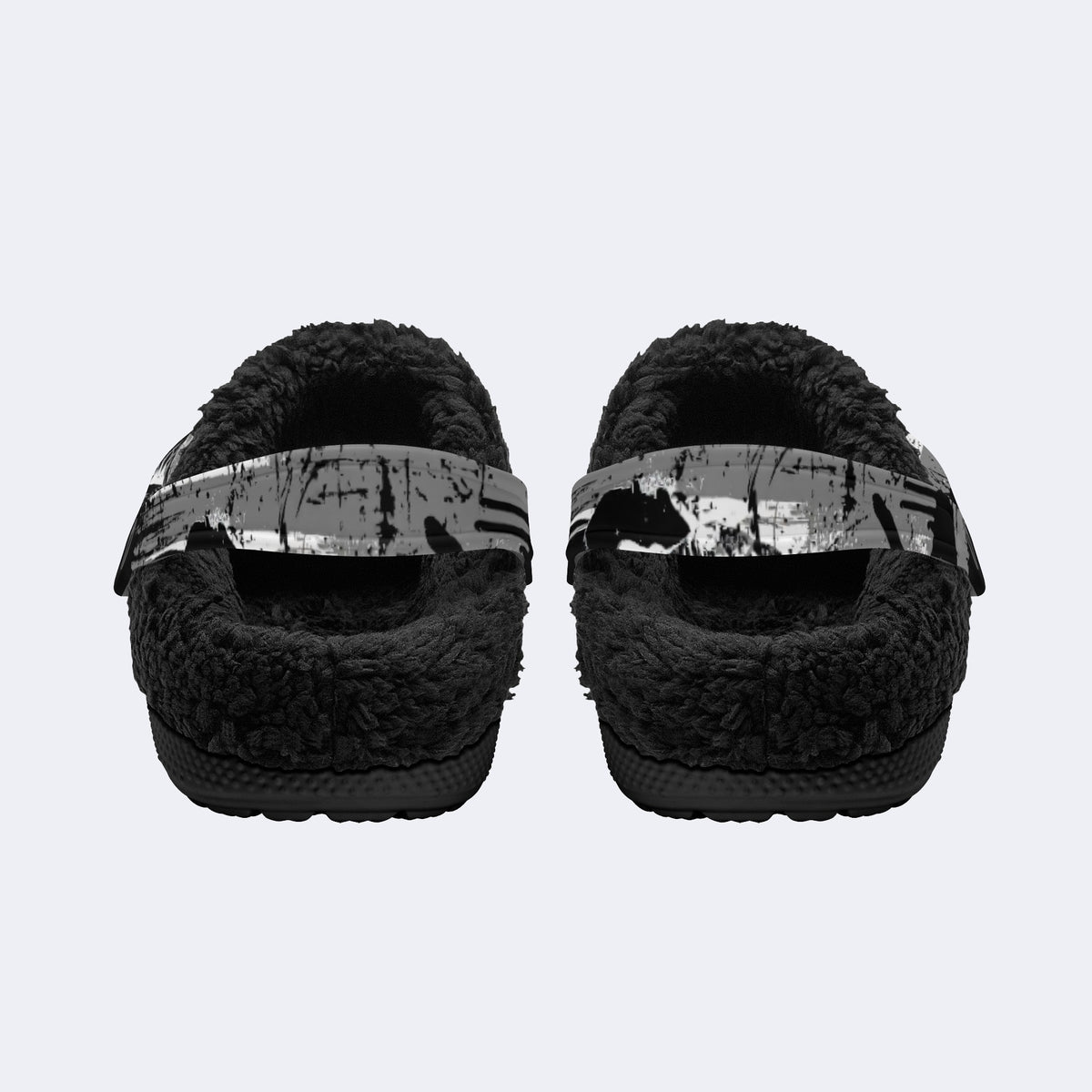 Unisex Horror Print - Fur Lined Slippers