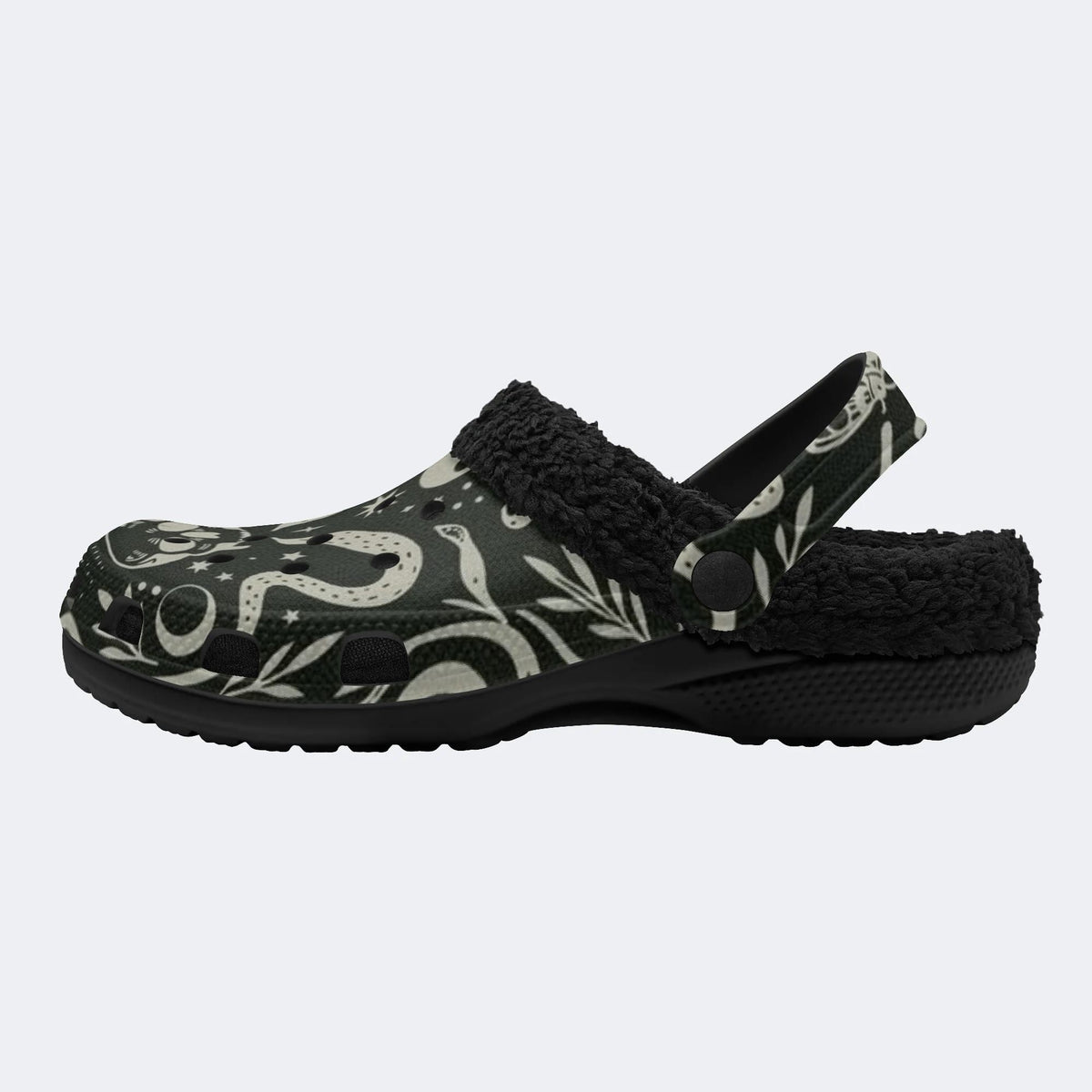Celestial Snake - Fur Lined Slippers/Sandals