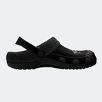 Gothic Blood Wolf - Fur Lined Slippers/Sandals