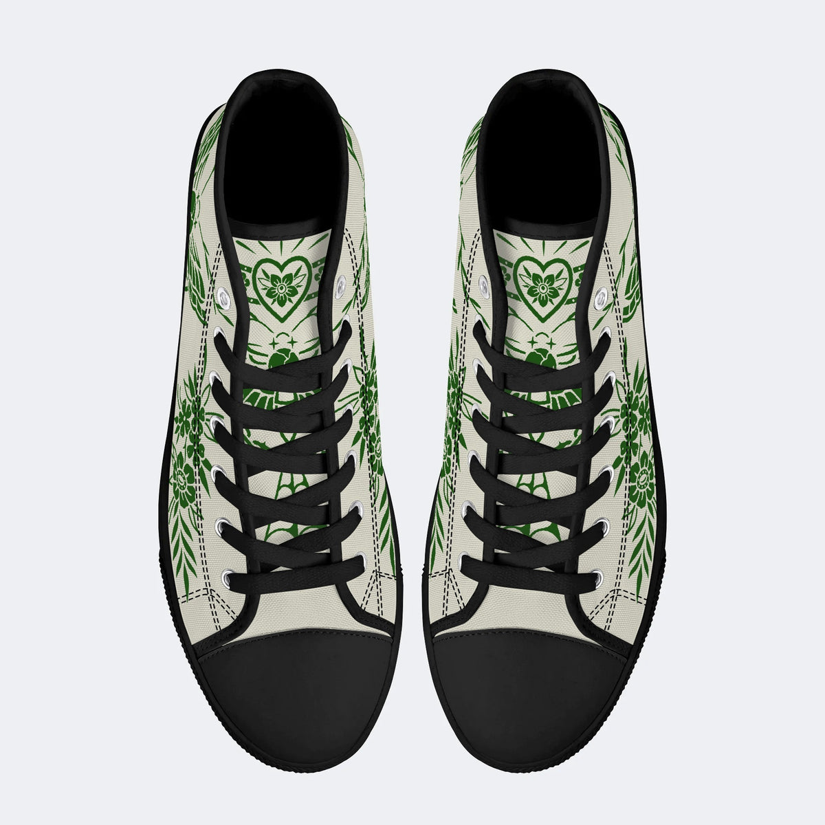 Classic Death Moth Vintage Print - High Top Canvas