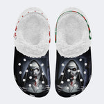 Unisex Horror Print - Fur Lined Slippers