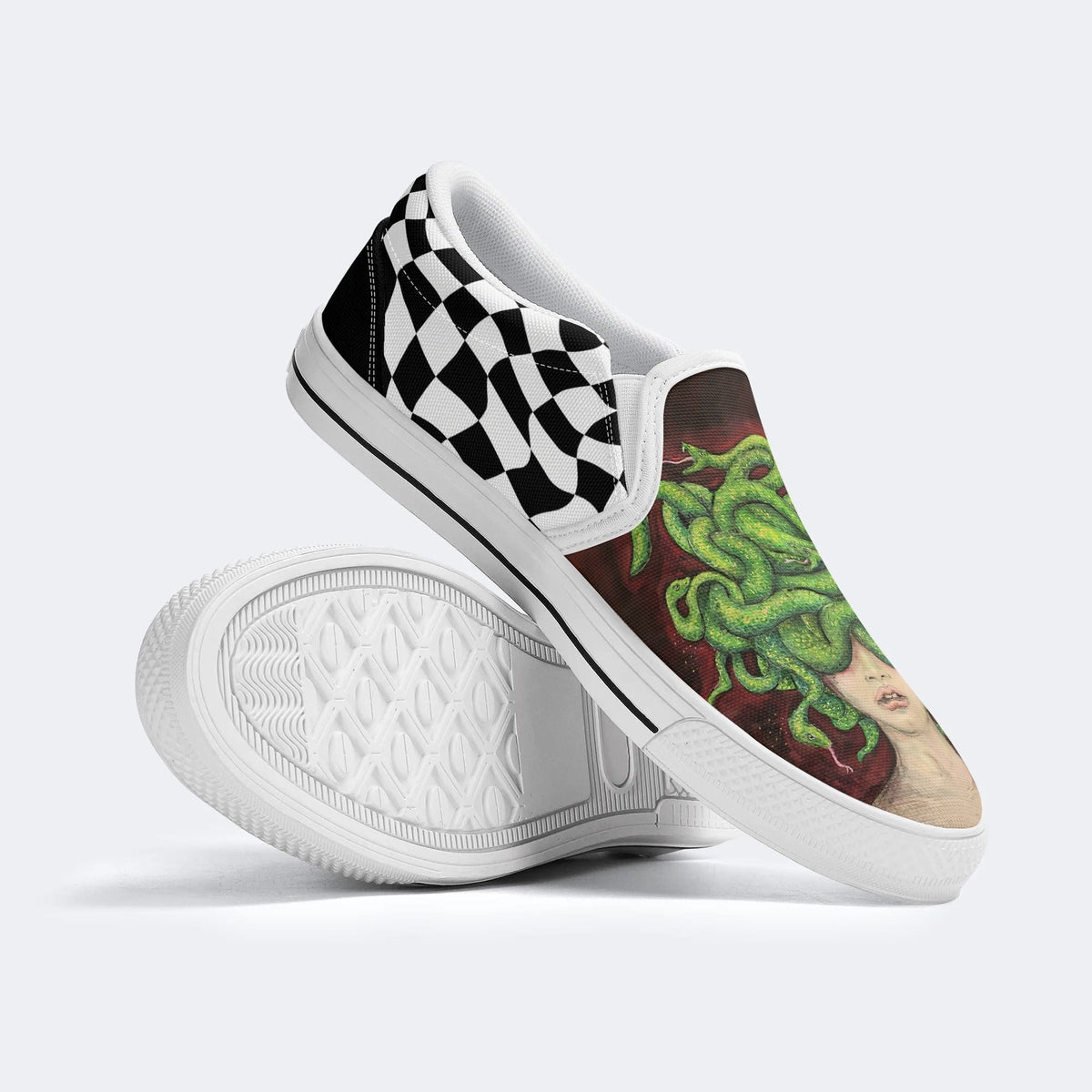 Medusa Print - Slip On Shoes