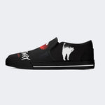 Unisex Retro PET SEMATARY Print - Slip On Shoes