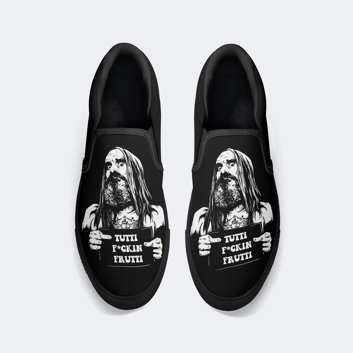 Tutti F*ckin Frutti Graphic Unisex Classic Print - Slip On Shoes