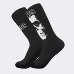 Unisex Monster Skull Print - Crew Socks