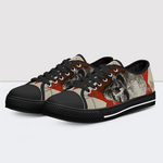 Incantations Skull Low Top Canvas Shoes