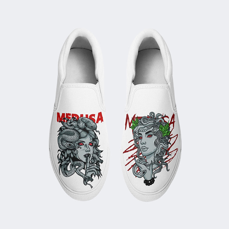 Medusa Print - Slip On Shoes