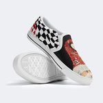 Funny Santa Claus Print - Slip On Shoes