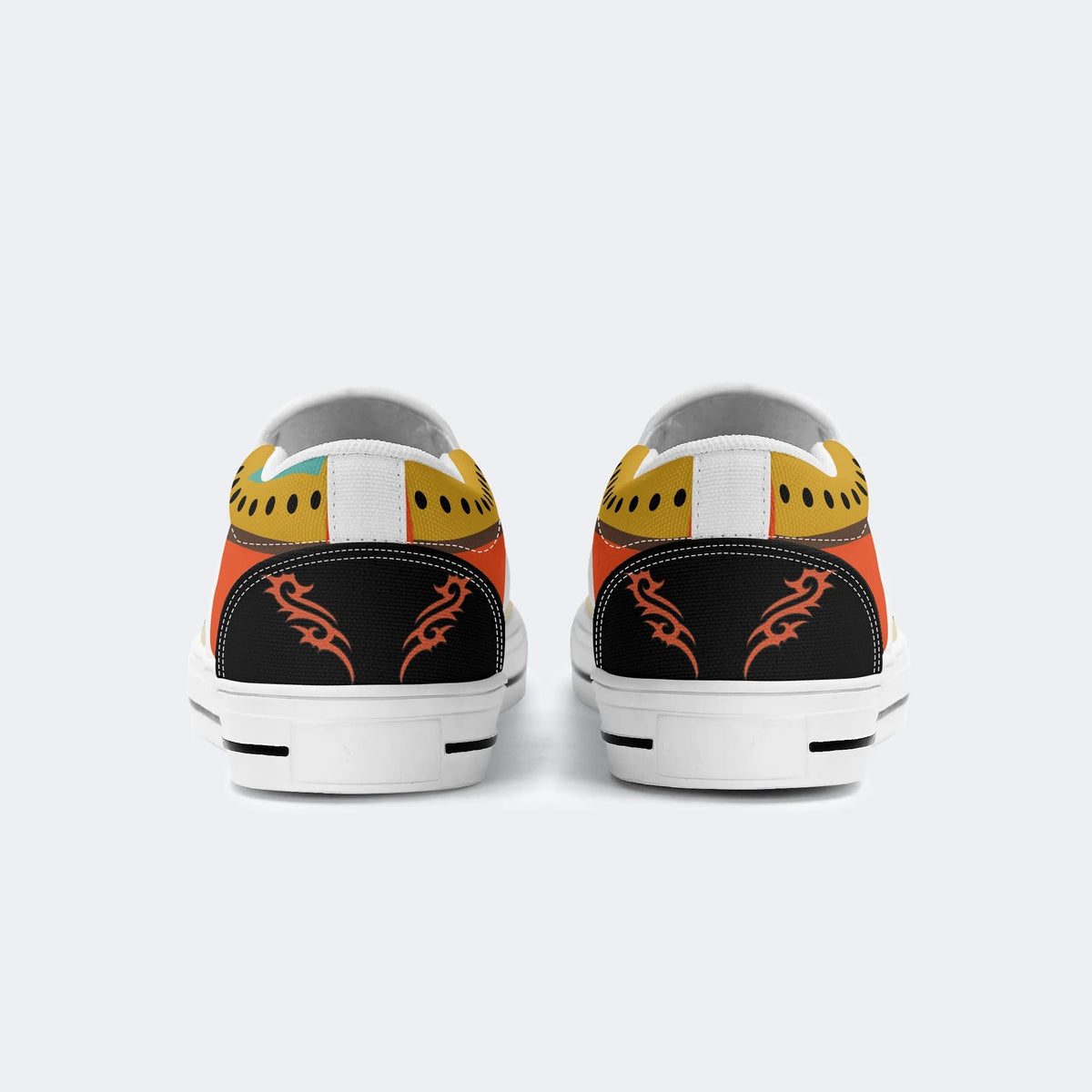 Devil Head With Sword - Slip On Shoes