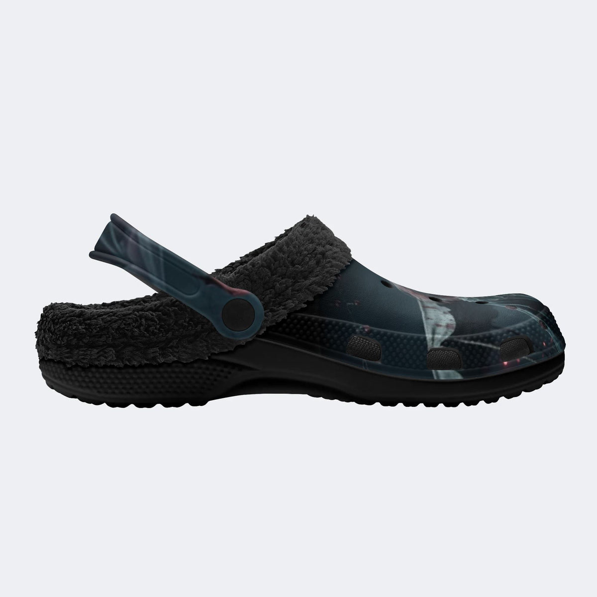 Scary Evil Clown - Fur Lined Slippers/Sandals