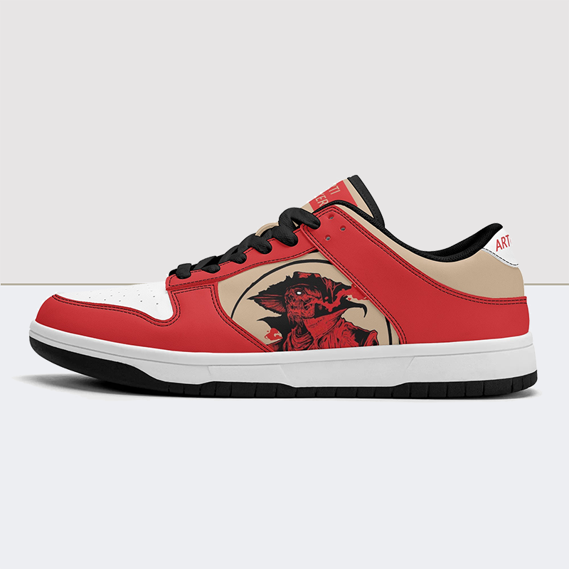 Hat Man Dunk Low Leather Sneakers