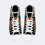 Unisex Death Moth Vintage Print - High Top Canvas