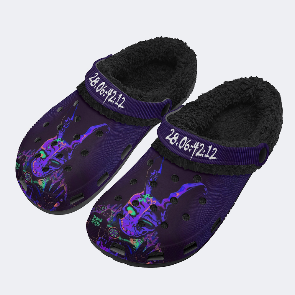 Unisex 28:06:42:12 Art Print - Fur Lined Slippers/Sandals