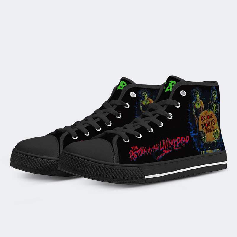 Unisex Horror-Druck - High Top Canvas