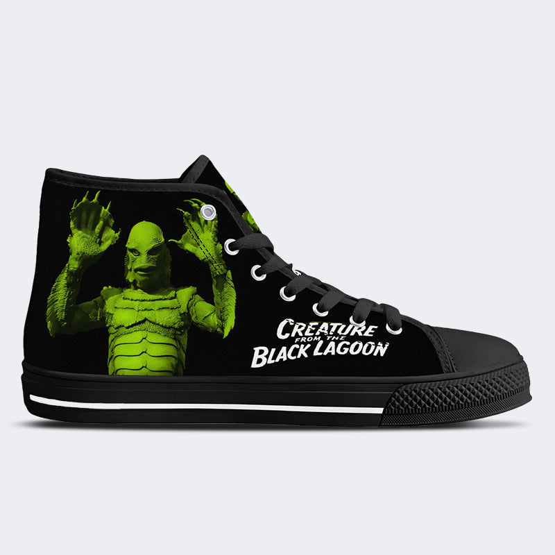 Unisex Horror Kreatur - High Top Canvas