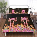 Gothic Skull Print - Three Piece Bedding Set