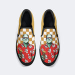 Unisex Monster Print - Slip On Shoes