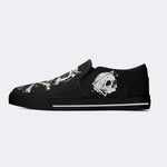 Skull I Will Never Be Forgotten Printed - Slip On Shoes