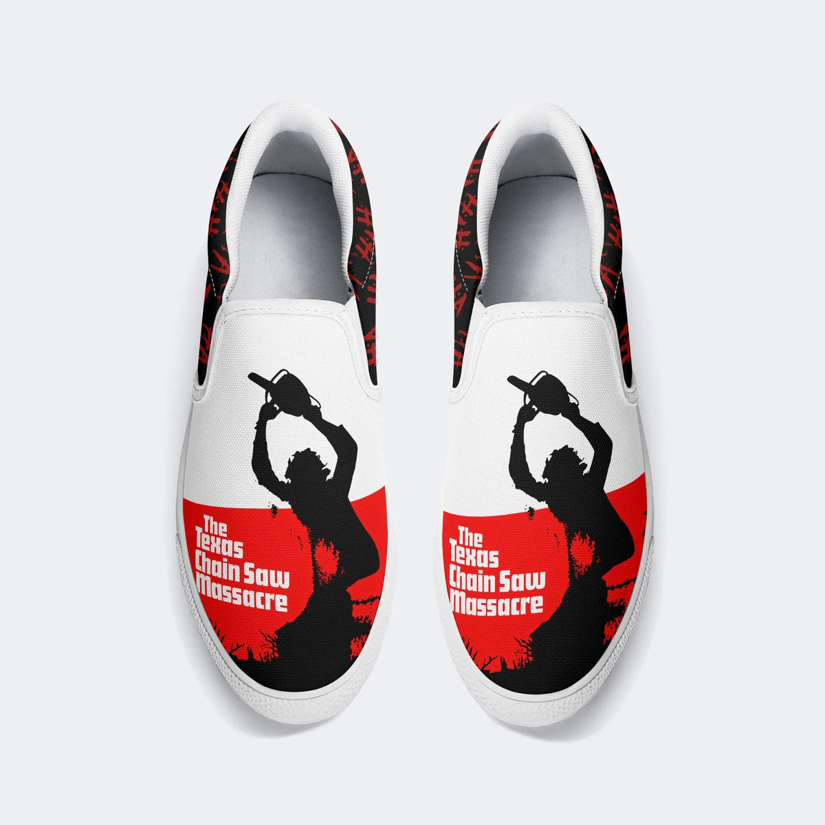 Texas Chainsaw Massacr Printed - Slip On Shoes