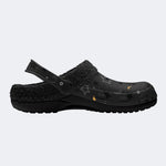 Gothmas Star Moon Bats - Fur Lined Slippers/Sandals