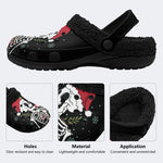 Gothmas Skeleton Lights - Fur Lined Slippers/Sandals