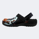 Spooky Halloween Reaper - Fur Lined Slippers/Sandals