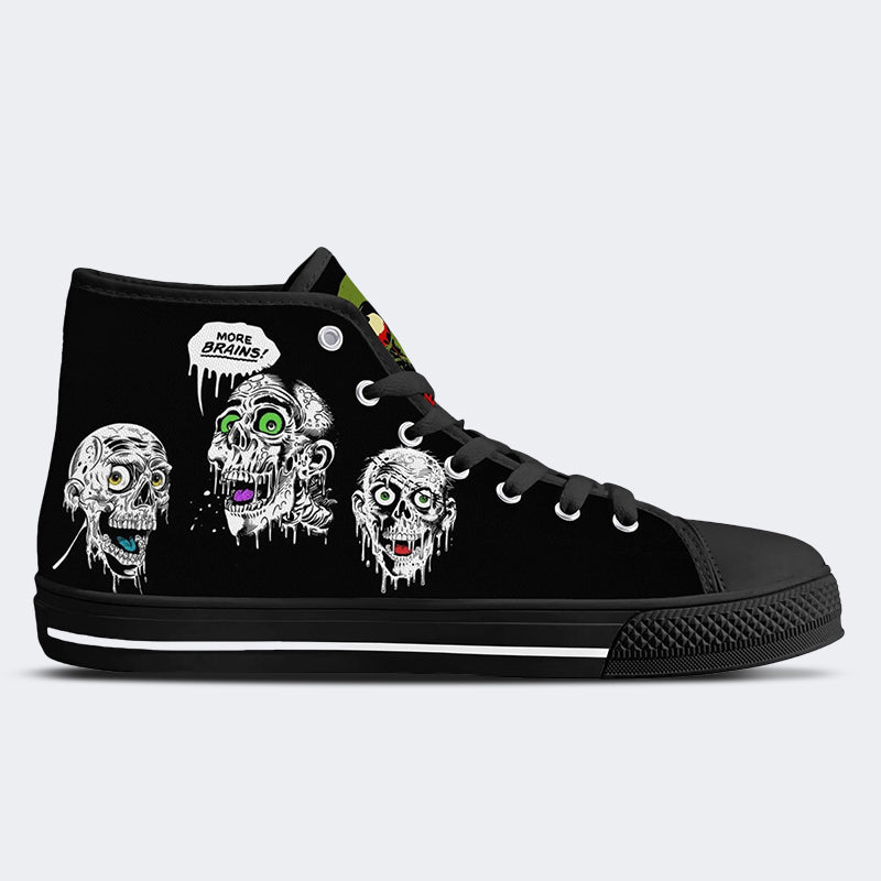 Unisex Horrorfilm-Druck - High Top Canvas