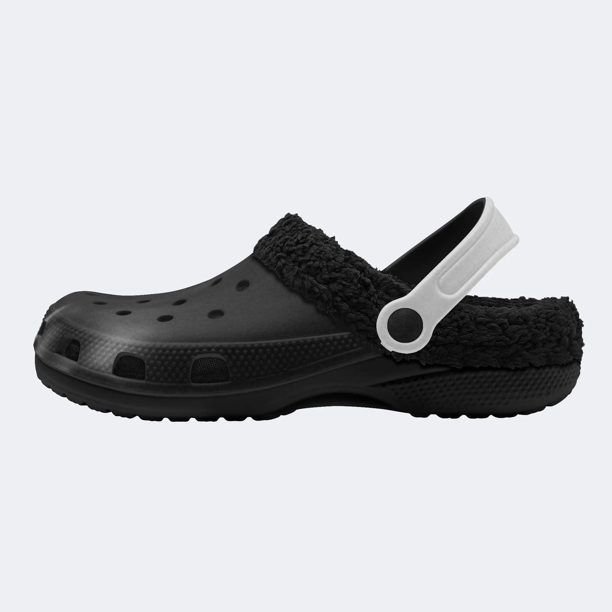 Greyscale Fluid - Fur Lined Slippers/Sandals