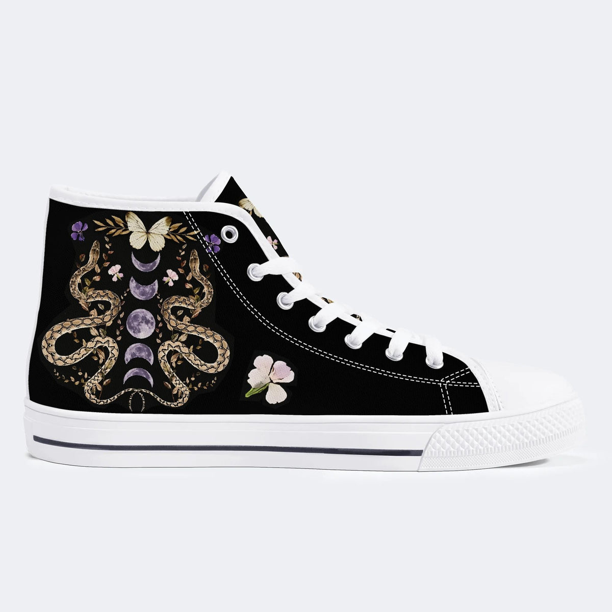 Classic Python Print - High Top Canvas