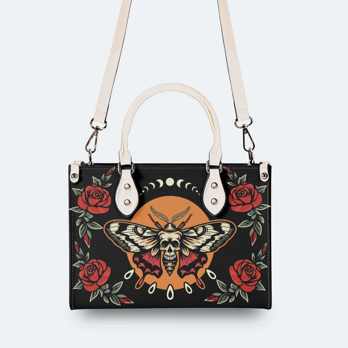 Rose Death Moth Art Print - Handbag