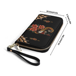 Wolf And Snake Print Leather Wallet Factory Direct Sales