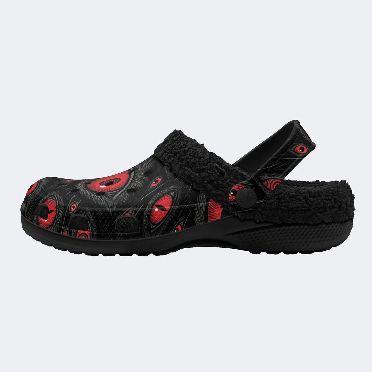 Abyss Eyes - Fur Lined Slippers/Sandals