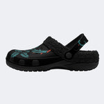 Dark Thorn Rose - Fur Lined Slippers/Sandals