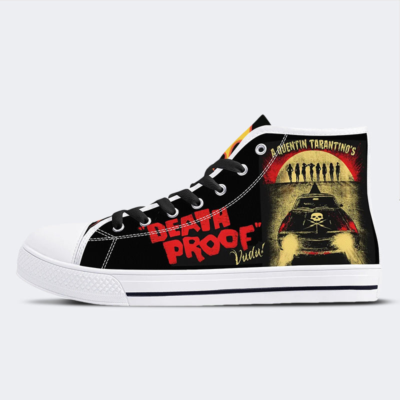 Unisex Horrorfilm-Druck - High Top Canvas