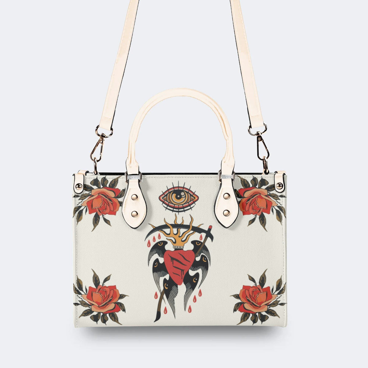 Eyes & Heart - Leather Handbag