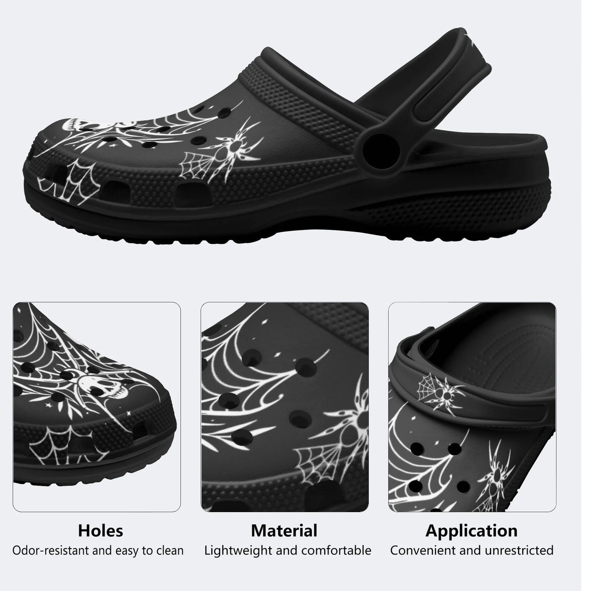 Skeleton Spider - Slippers/Sandals